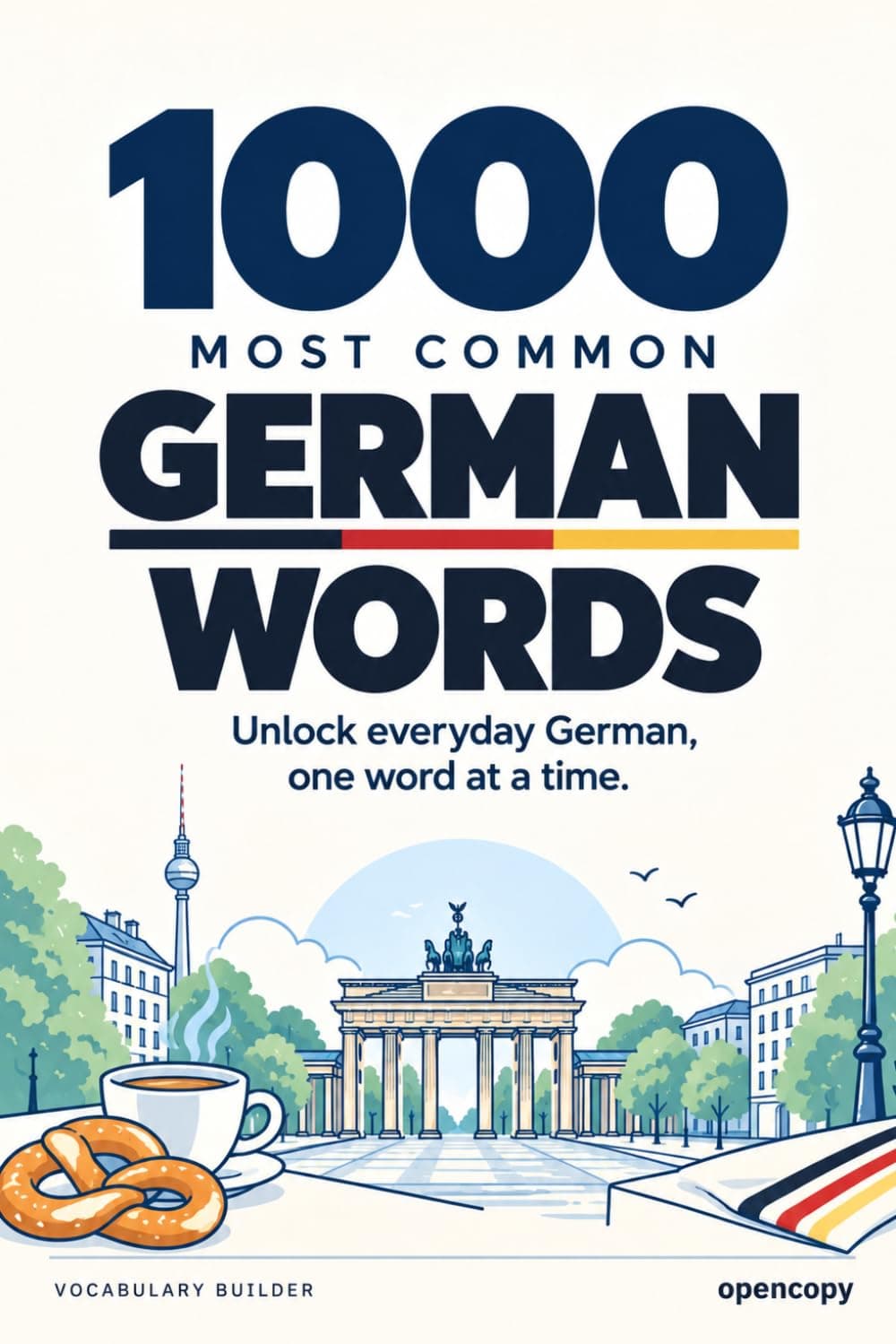 Cover of 1000 Most Common German Words